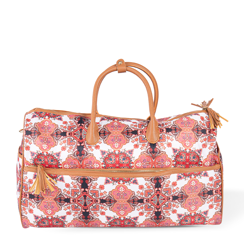 Trapical Penicullus metallum duplex Zipper itinerantur Tote Bag