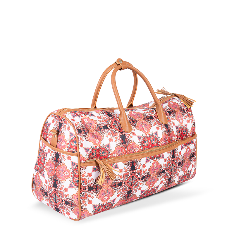 Trapical Penicullus metallum duplex Zipper itinerantur Tote Bag